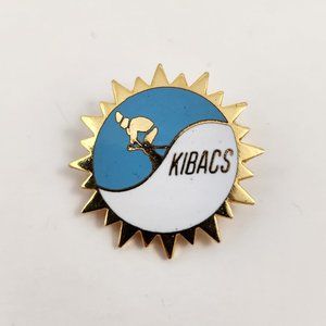 Vintage Boeing Employees Ski and Snowboard Club (SKIBACS) enamel pin
